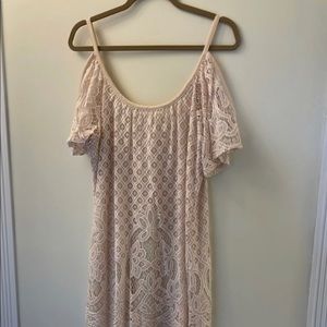 Venus lace overlay dress
